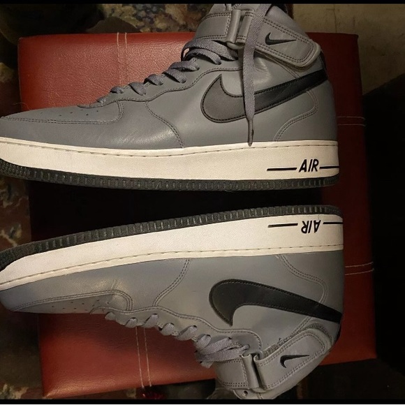 Nike Air Force 1 Mid '15 315123-026 Cool Grey Size 13 - Picture 4 of 6